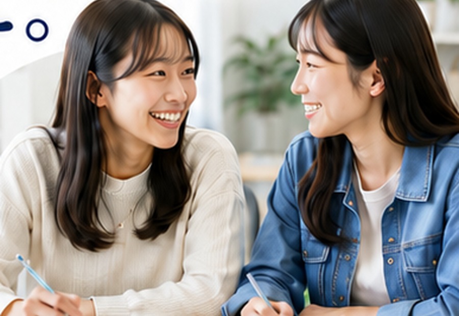 英語を学ぶ学生の写真